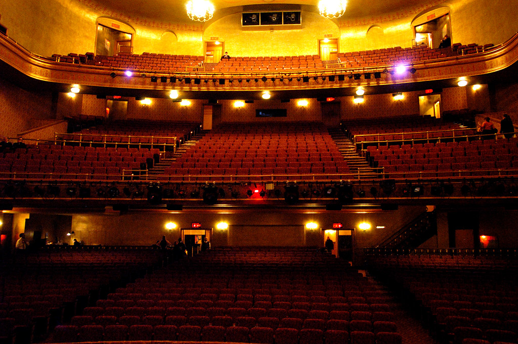 Theater seating. Seats in the Theatre. St. James Theatre inside. The St-James Theatre, Montreal. Street Theater.