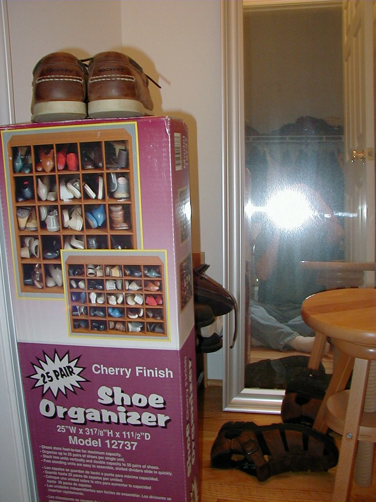Shoe rack This is how we used our shoe rack for months. Mark