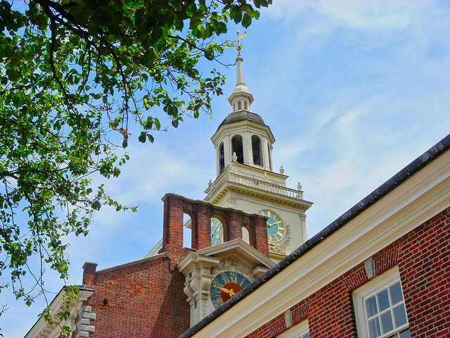 Torre y Reloj del Independence Hall