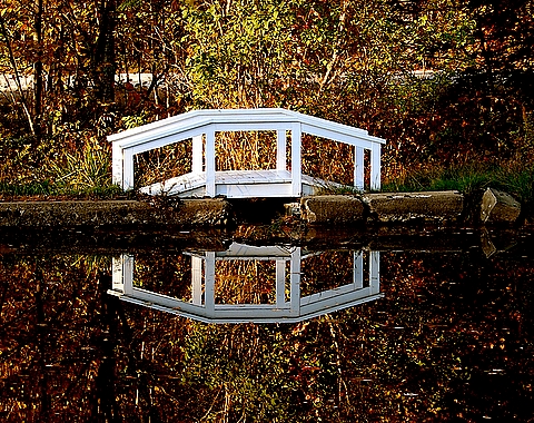 Bridge Over Reflective Waters