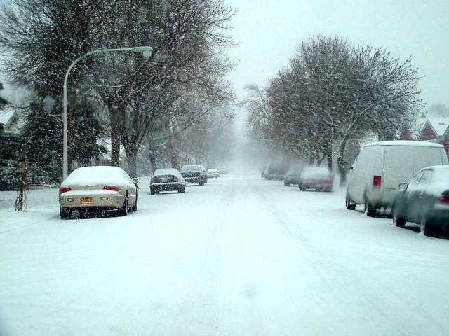 Chicago Neighborhood Snow Picture