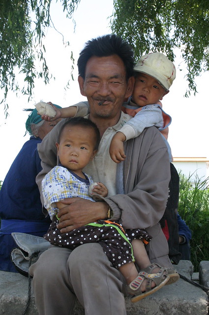 Chinese family near Dali