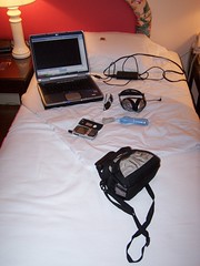 Thu, 01/26/2006 - 11:23am - The big black window on the laptop is kismet utterly failing to find any wireless networks at all.  They had wired access in the room.