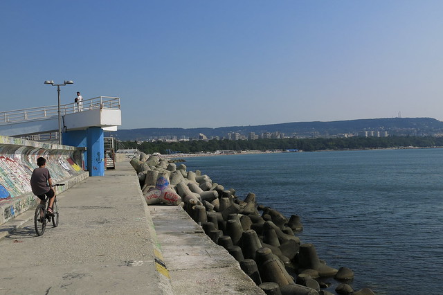 Breakwater in Varna