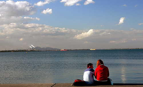 Sitting on the dock by the bay... by Bernard Spragg, The Geelong Waterfront is a tourist and recreation area on the north facing shores of Corio Bay in G