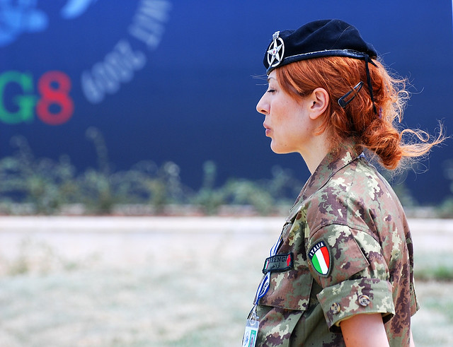 Italy, Female Soldier
