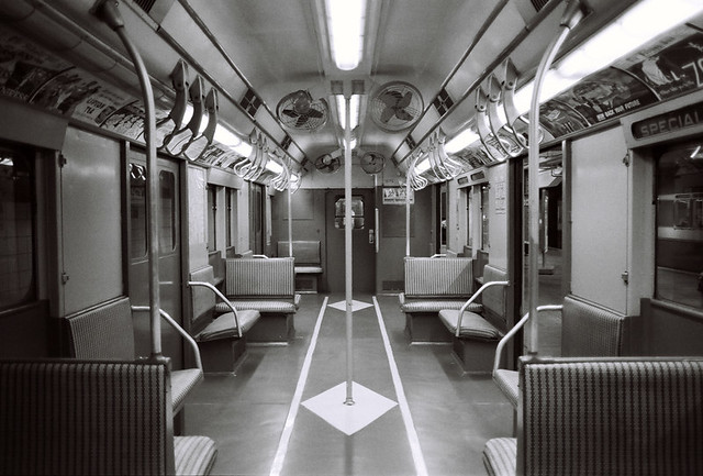 Old New York Subway Car