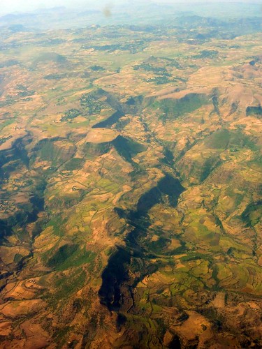 Flying above Ethiopia
