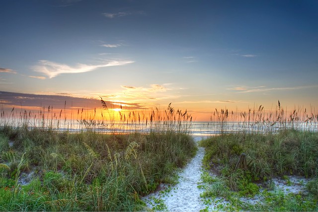 Atlantic Ocean South Jacksonville Beach Sunrise