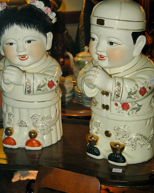 Two Porcelain Kids