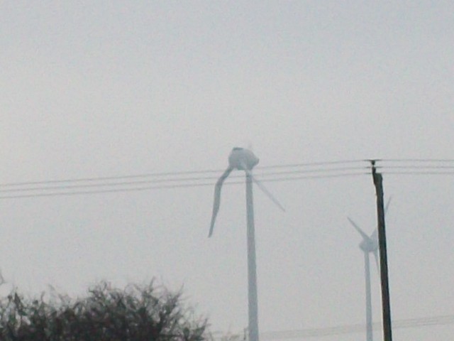10th January UFO  destroyed wind turbine
