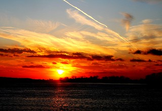 Sunset over the Ohio River [II]