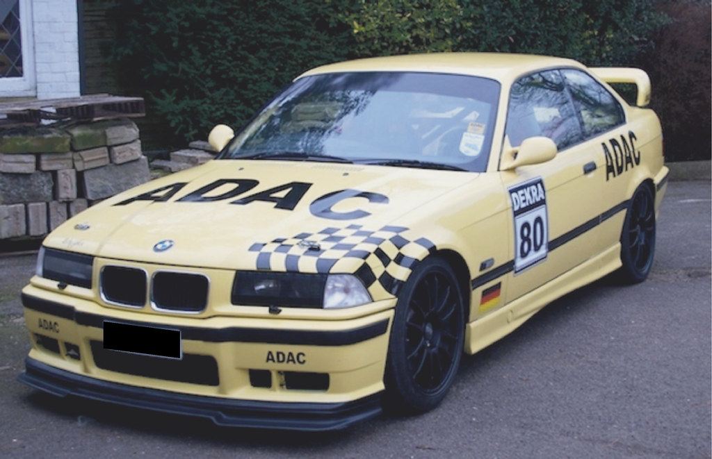 ADAC DEKRA BMW M3 | ADAC and DERKA number plate logos on a B… | Flickr