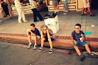 Street fair in the Orange Circle. Clearly boredom has str… | Flickr