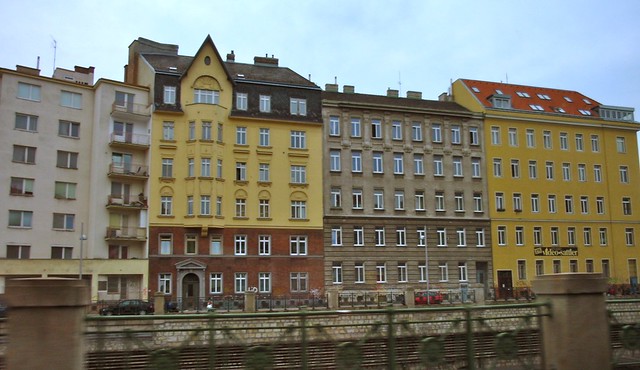 Mix of old and new houses in Vienna