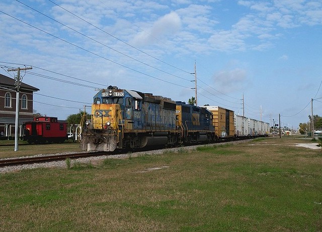 CSX newsprint train at Pinellas Park in 2008 | This CSX Tran… | Flickr