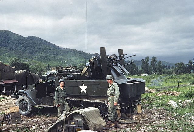 JERRY HARTMAN WITH M-16, BATTLE OF THE KUMSONG SALIENT, KOREAN WAR, JULY 1953