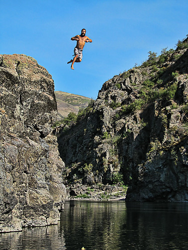family people nature rock swimming canon river outdoors jumping action brother bluesky idaho cottonwood salmonriver kenny nipplerub powershots5is