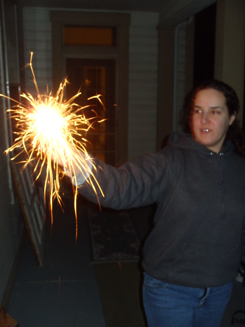 New Year's Eve Sparklers 2008