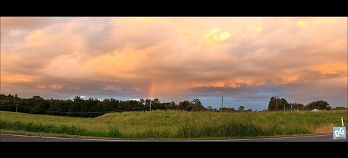 sunset panorama clouds canon rainbow au australia queensland samford canonef70200mmf28lisusm 5dmkii