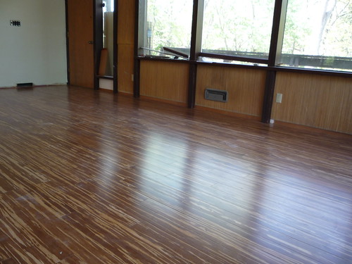 Strand-woven bamboo floors | by aksakko