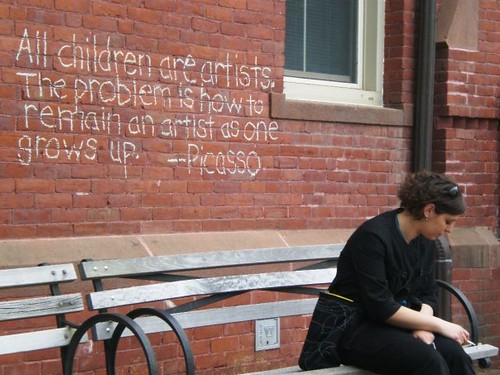 "All children are artists..."
