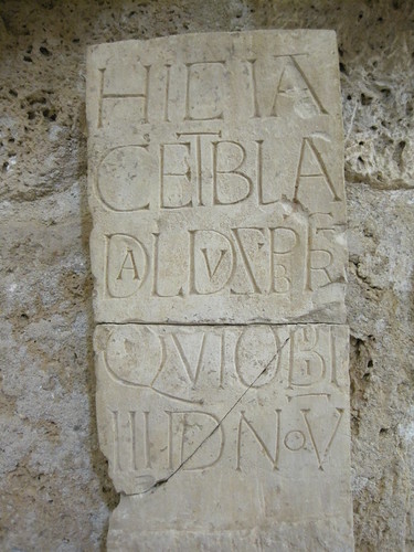 Medieval Period Inscriptions Joli Tombstone | Medieval inscription from Abbaye de Gellone… | Flickr