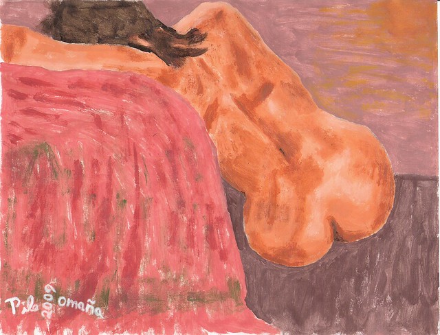 Nude painting of Mel