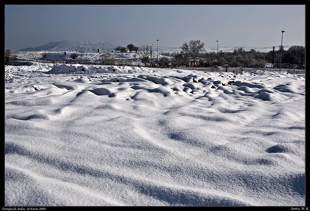 Nieve en Torrejón de Ardoz. 10 de Enero de 2009