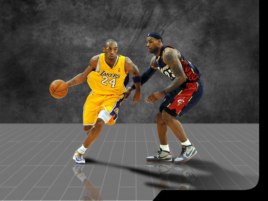 Kobe vs LeBron | Kobe Bryant/LeBron James Desktop Wallpaper … | Flickr