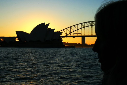 Gazing at Sydney Opera House by olillevik
