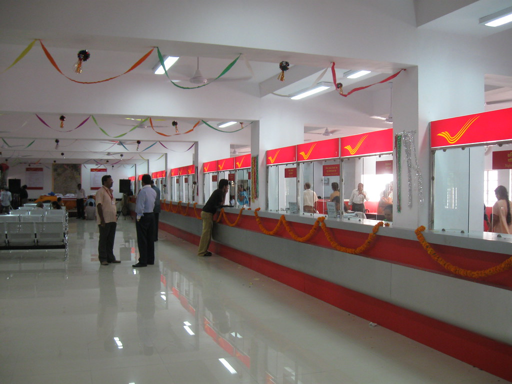 Rajkot Head Post Office counters