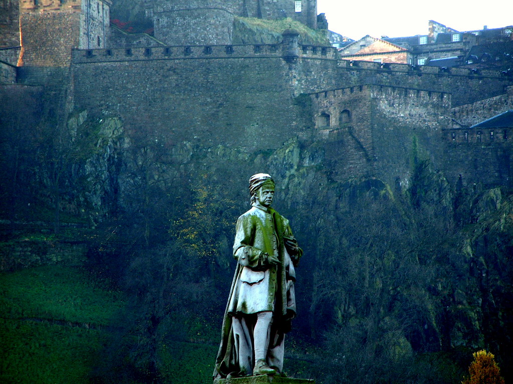Allan Ramsay's Statue Princess Street Edinburgh | en.wikiped… | Flickr
