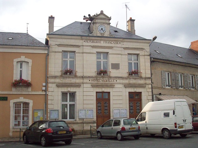 Hôtel de ville, Bonnat, Creuse.