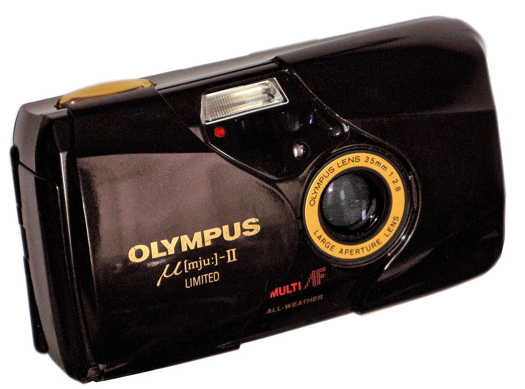 Burgundy Olympus Mju | Special edtion of the Olympus Mju-II,… | Flickr