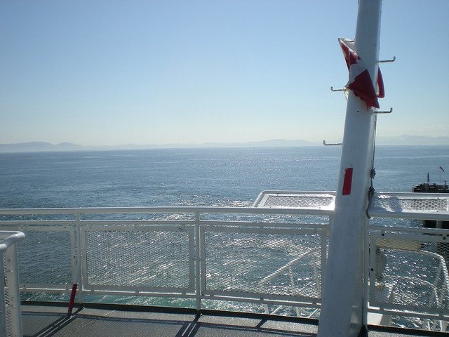 Ferry on the way to Vancouver Island