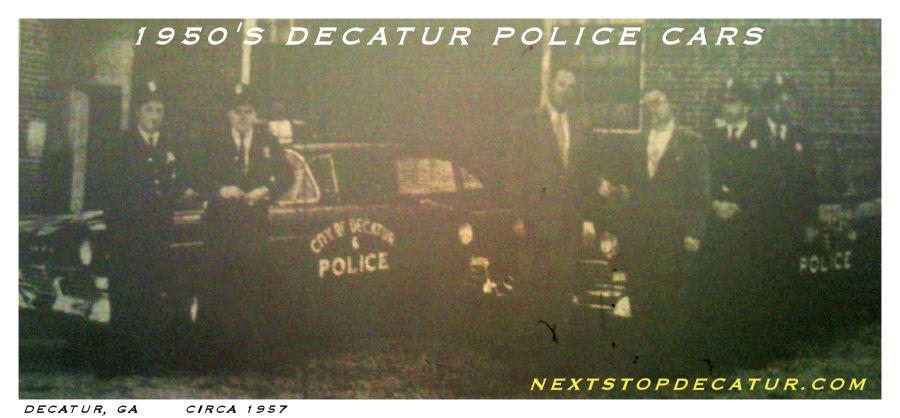 1950'S DECATUR POLICE CARS by -WHITEFIELD-