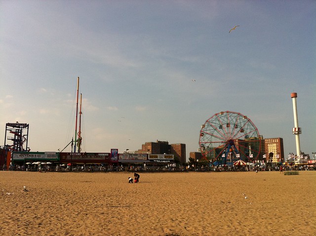 Saw Coney Island for the first time, and came *this* close to understanding New Yorkers.