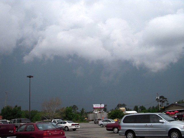 storm clouds over Milton, FL