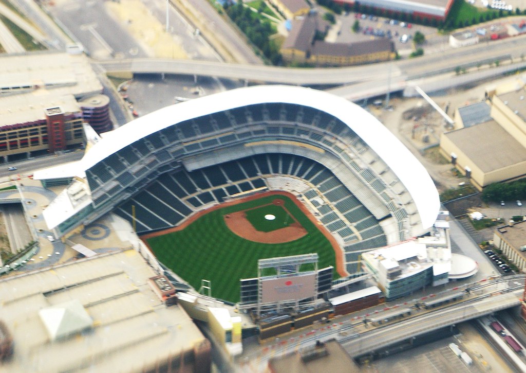 Target Field, Minneapolis, MN, Nearly complete in this Sept…