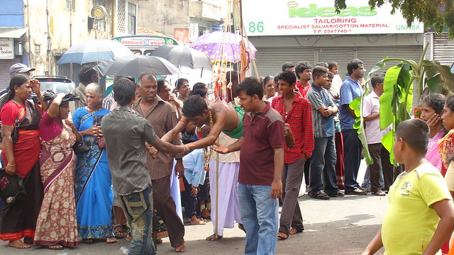 Sri Lankan Tamil People, who living in Colombo City Enjoying Their Religious Freedom After Defeating the LTTE Terrorism in Sri Lanka