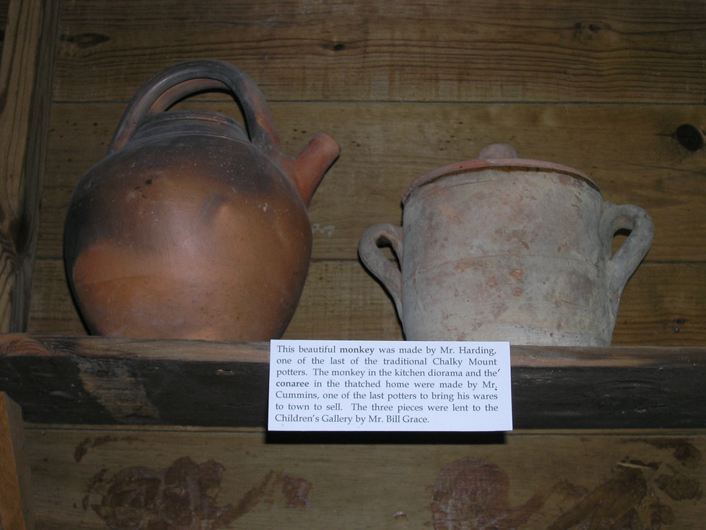 'Monkey' water jug, Barbados Museum