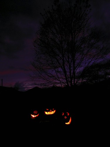 The Witching Hour Nears by Josh Ⓒarson, Perfect Halloween sunset lightingsunset ohio orange halloween night pumpkin evening scary october du