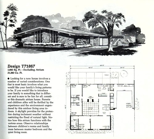 Home Planners Design T71867 | MidCentArc | Flickr