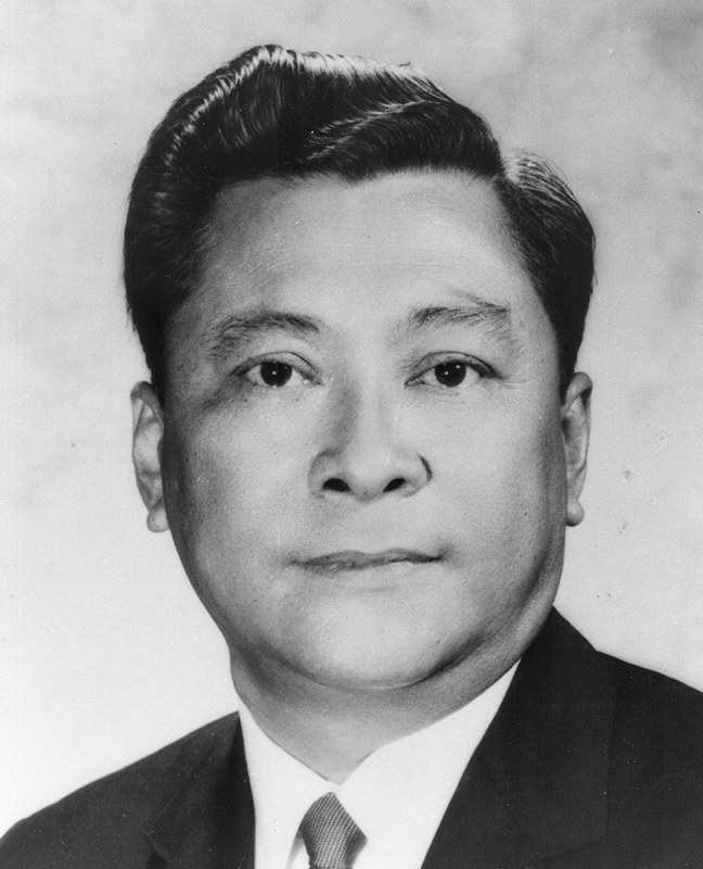 Governor Carlos G. Camacho (1924–1979) served as not only Guam’s last appointed governor, but also its first elected governor after the Guam Elected Governor Act was passed in 1968. Courtesy of the Judiciary of Guam.