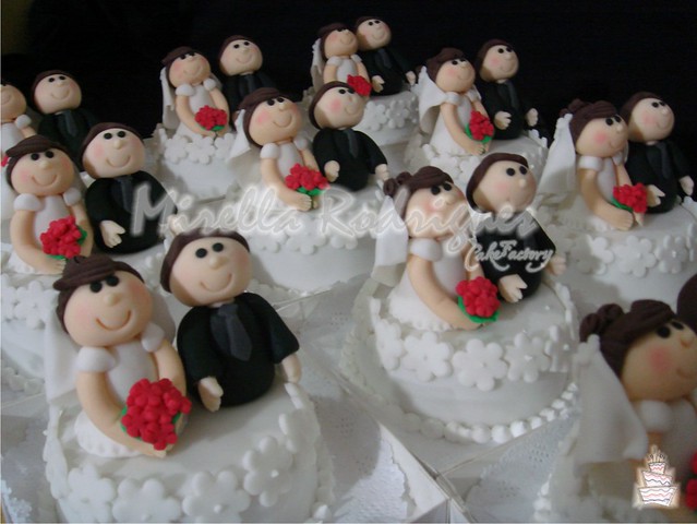 Mini bolos de casamento / Wedding mini cake