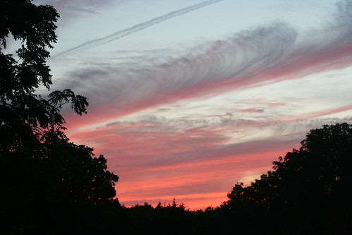 sunset summer clouds patterns