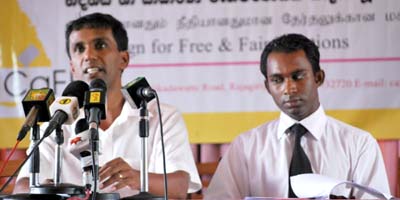 Keerthi Tennakoon at CaFFE Press on Sri Lanka Elections
