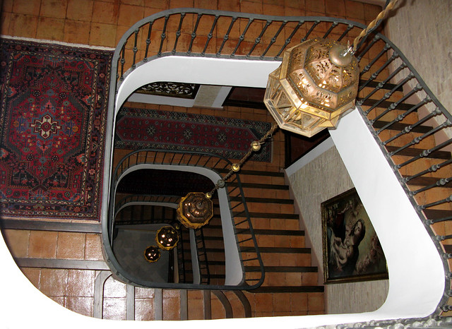 escalera Palacio de la Seda ( Murcia )