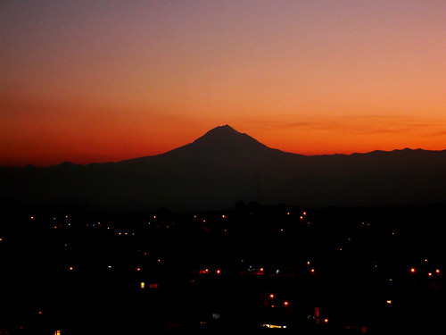 sunset geotagged atardecer volcano volcan xalapa jalapa citlaltepetl picodeorizaba geo:lat=19526053 geo:lon=96924077 montañacerrodelaestrella